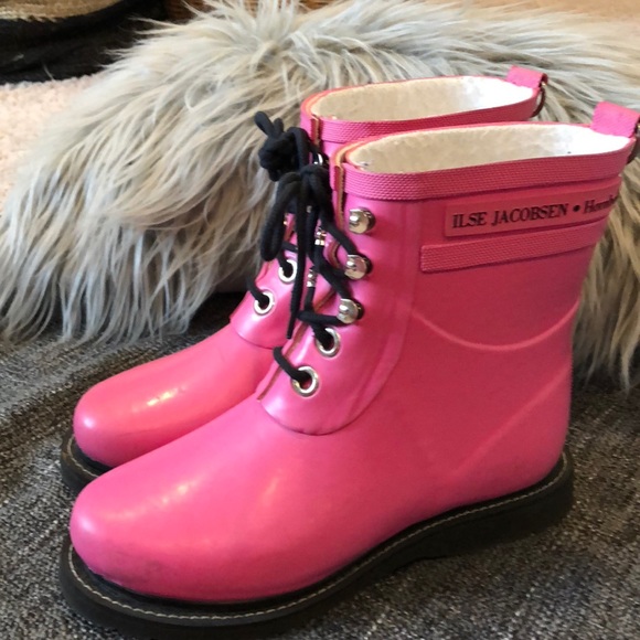 Ilse Jacobsen Shoes - ILSE JACOBSEN • Hornbaek pink rain boots size 35